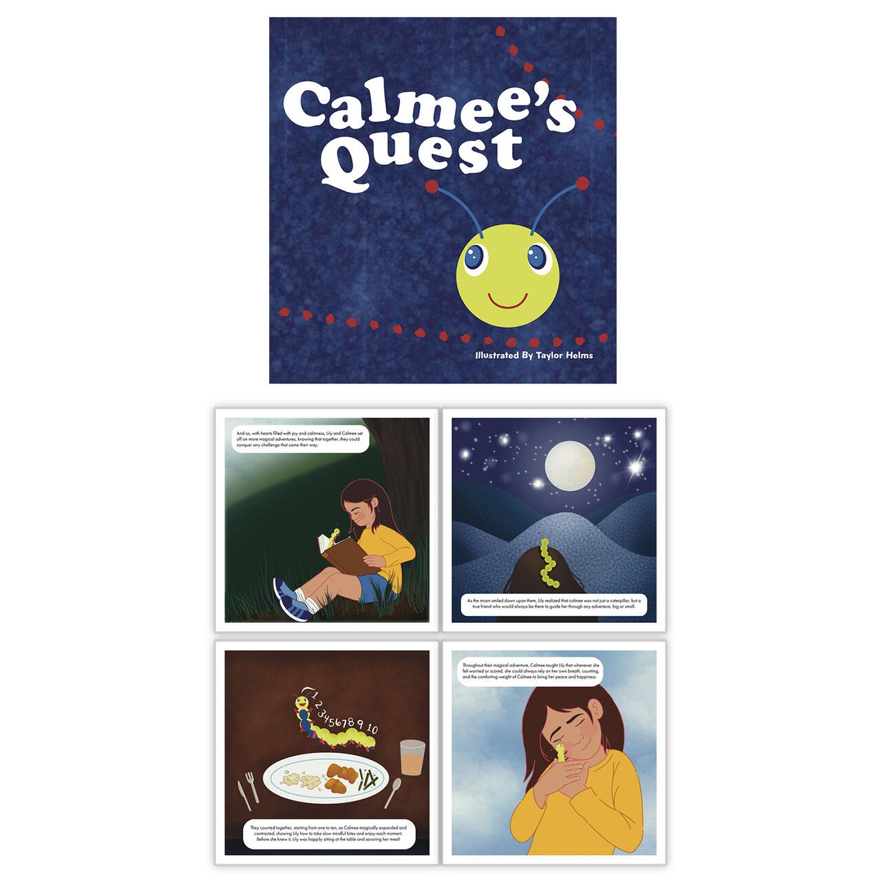 Calmee's Quest The Calm Caterpillar Emotional Learning Board Book